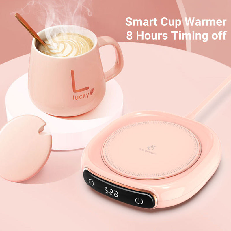 Smart Coffee Mug Warmer – Electric Heating Coaster with Constant Temperature for Home & Office for Warm Sip