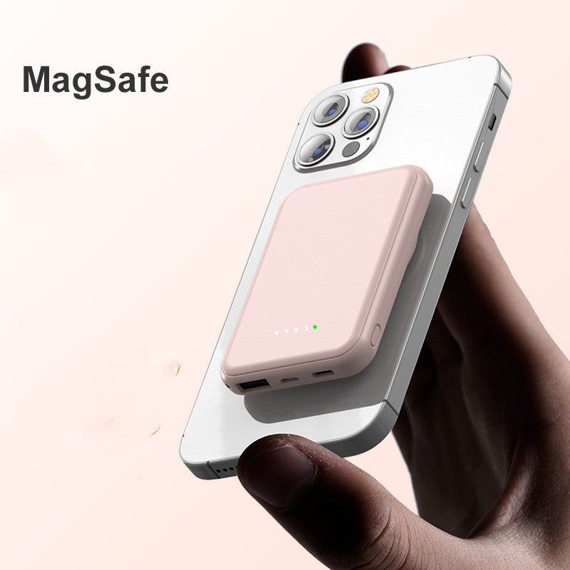 Mini Fast Charging Magnetic Wireless Portable Power Bank 5000-10000 MAh