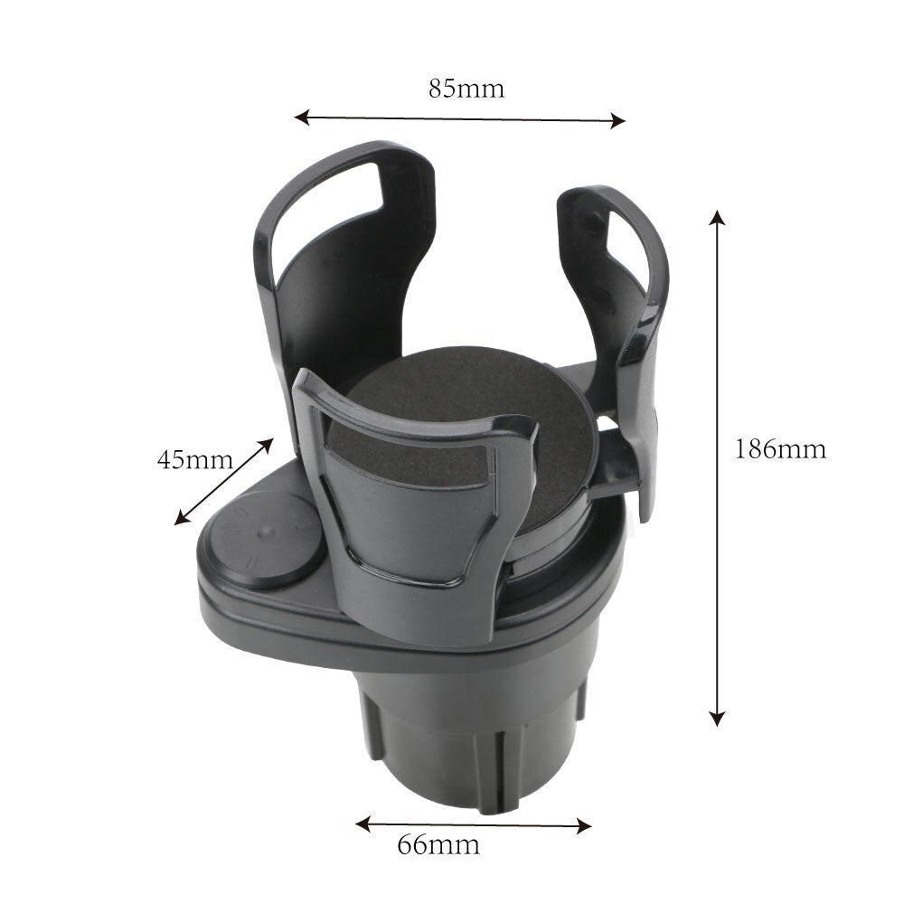 Foldable Car Cup Holder Drinking Bottle Holder Cup Stand Bracket Sunglasses Phone Organizer