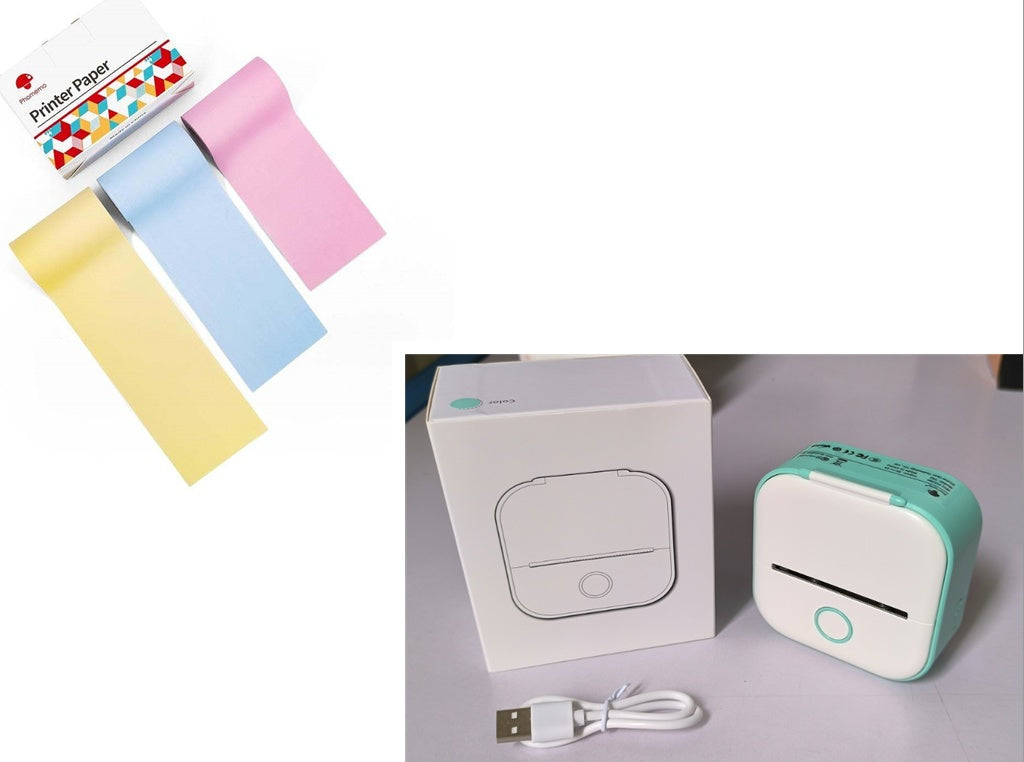 Mini Bluetooth Thermal Label & Photo Printer