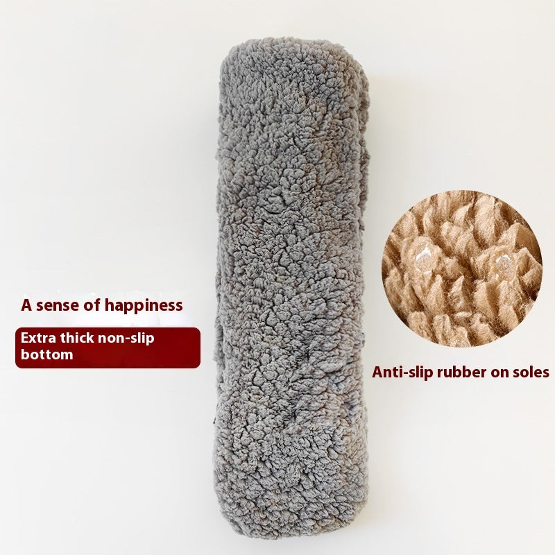 Winter Floor Socks Velvet Thicken Warm Coral Velvet Cute Socks Home Footwear Non-slip Socks New Year Gifts Winter Gadgets