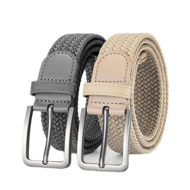 Men's And Teenagers' Knitted Belts Fashionable