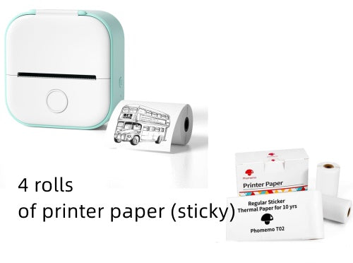 Mini Bluetooth Thermal Label & Photo Printer