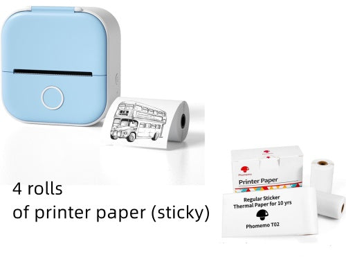 Mini Bluetooth Thermal Label & Photo Printer