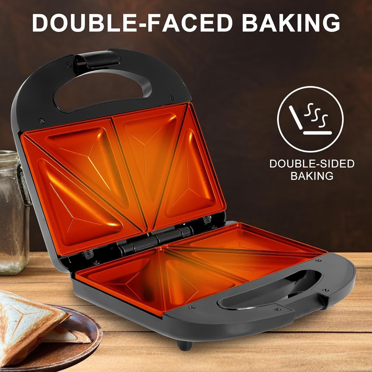 Waffle Maker Toastie Maker Sandwich NonStick Plates Cake Machine Breakfast Maker