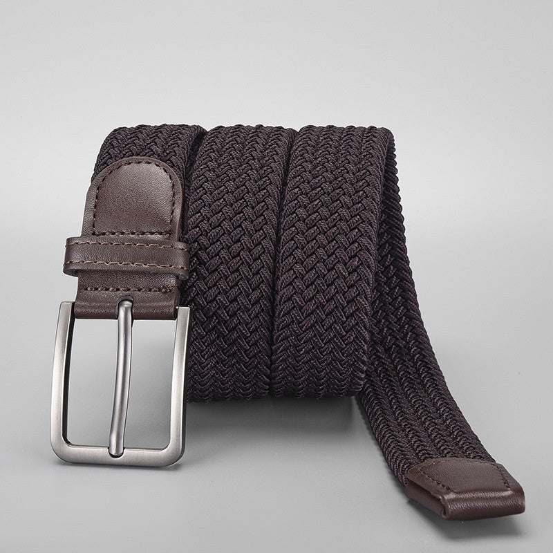 Men's And Teenagers' Knitted Belts Fashionable