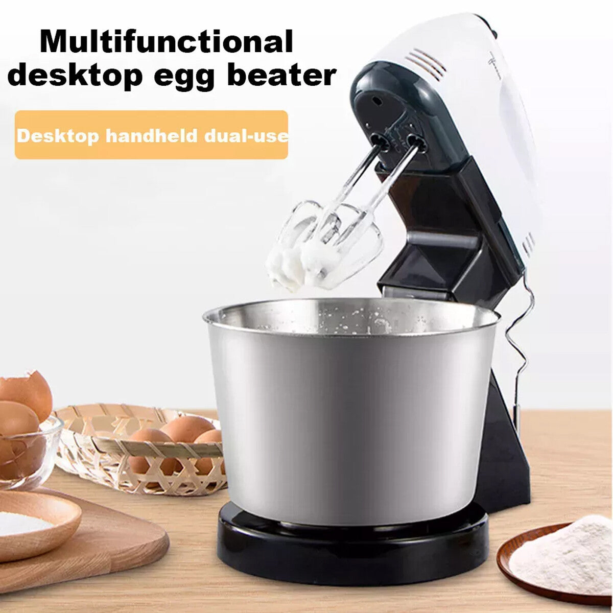 Electric Stand Mixer Food 7 Speed Multi Mixing Bowl Cake Blender Beater Dough