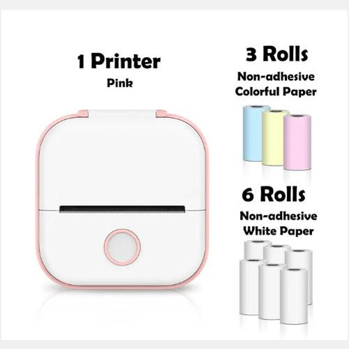 Mini Bluetooth Thermal Label & Photo Printer