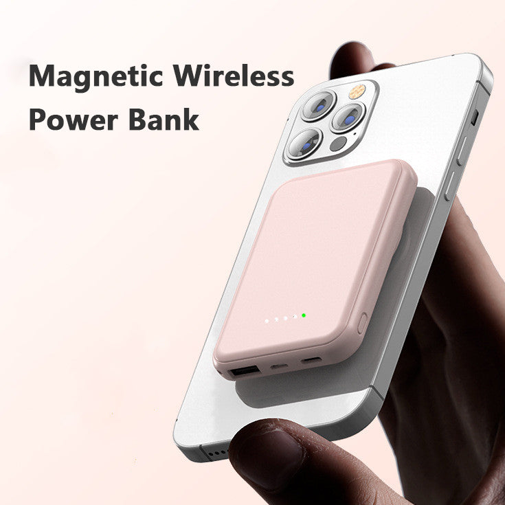 Mini Fast Charging Magnetic Wireless Portable Power Bank 5000-10000 MAh