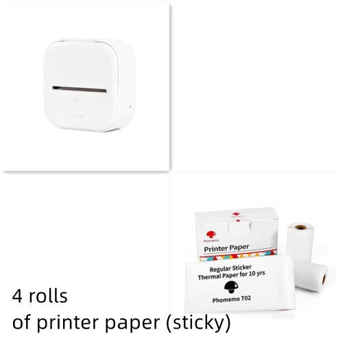 Mini Bluetooth Thermal Label & Photo Printer