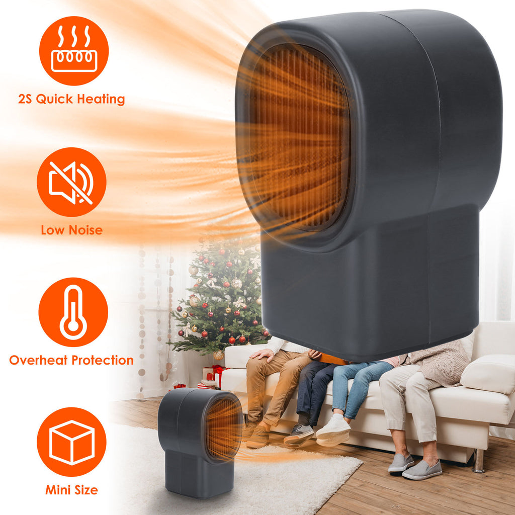 Portable Mini Space Heater – Cozy Heat 500W Compact Electric Desktop Fan Heater for Home & Office