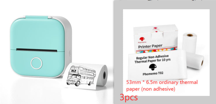 Mini Bluetooth Thermal Label & Photo Printer