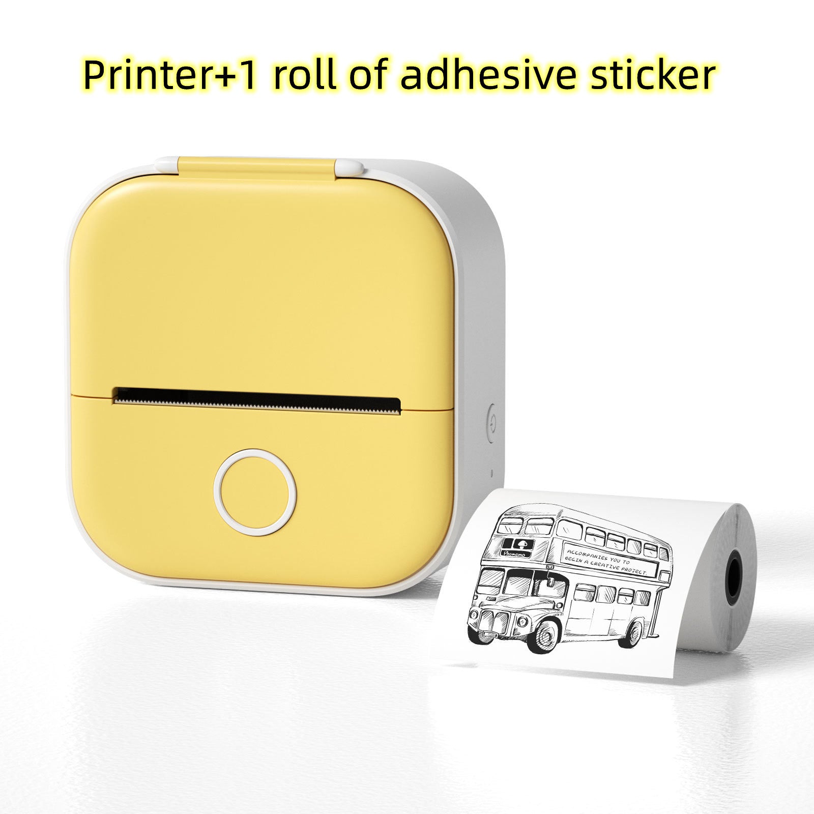 Mini Bluetooth Thermal Label & Photo Printer