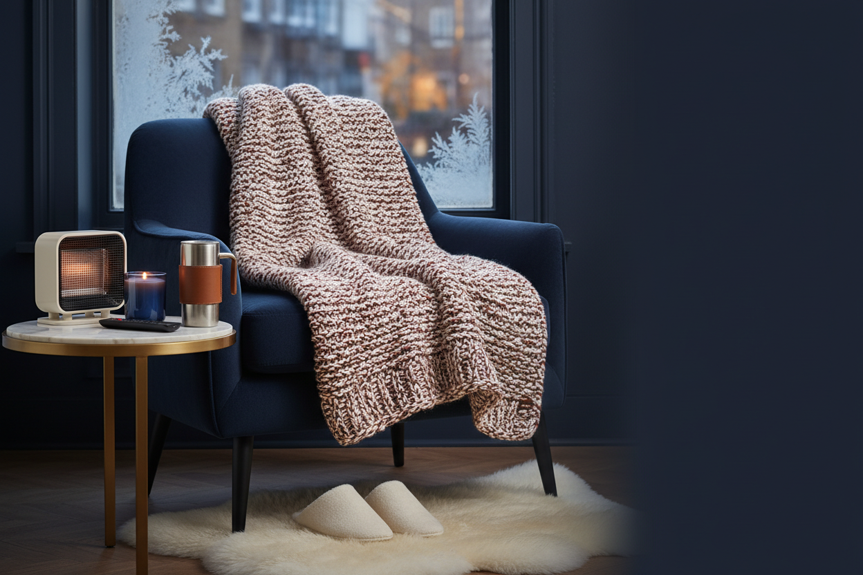 need banner image of winter essential  for UK market high quality with good color high profile picture